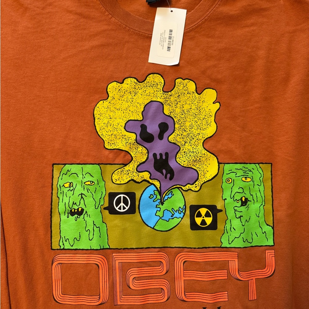 OBEY We Care A Lot Long Sleeve Tee